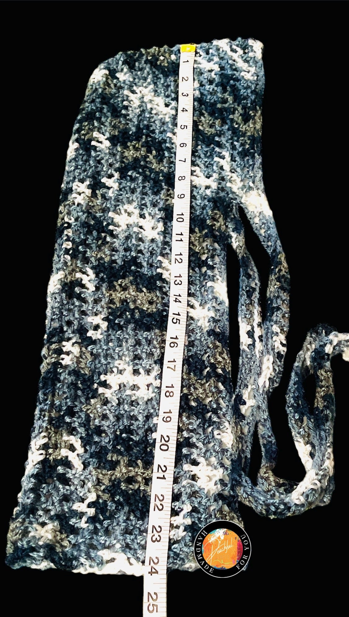 Crochet Headwrap|Durag (Blueberry Hill)