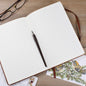 Bible Verse Journal, Gifts for Her, Lined Journal, Vegan Leather Journal
