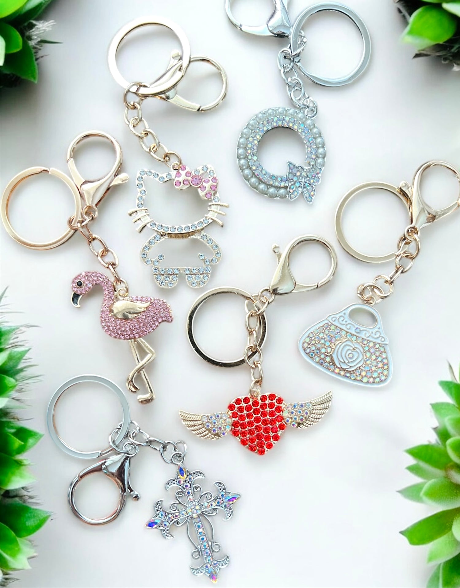 Dazzling Bag Charm/KeyRings