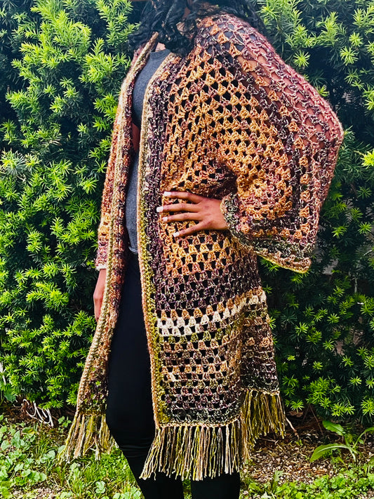 Earthbound Glow Hexagon Cardigan