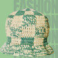 Checkered Green & White Bucket Hat