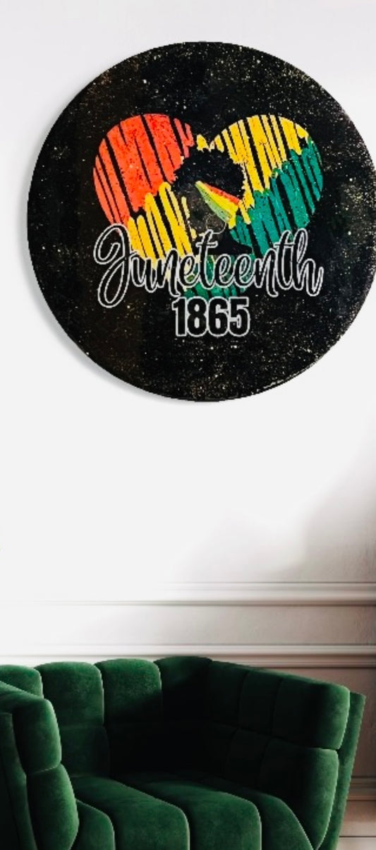 Juneteenth Wall Decor |Resin Wall Plaque