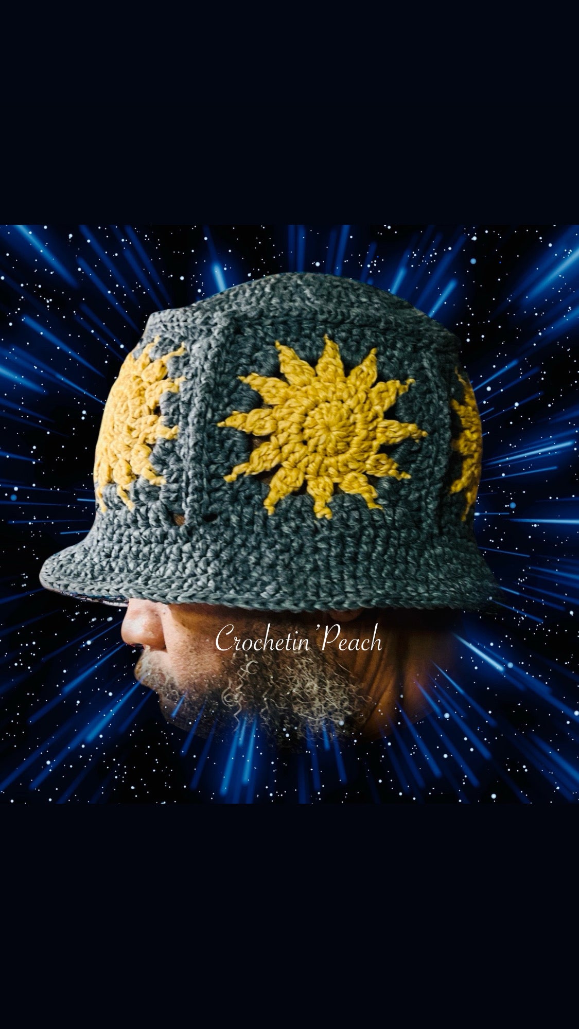 Crochet Sun Bucket Hat