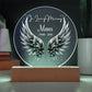 In Loving Memory Acrylic Circle Plaque