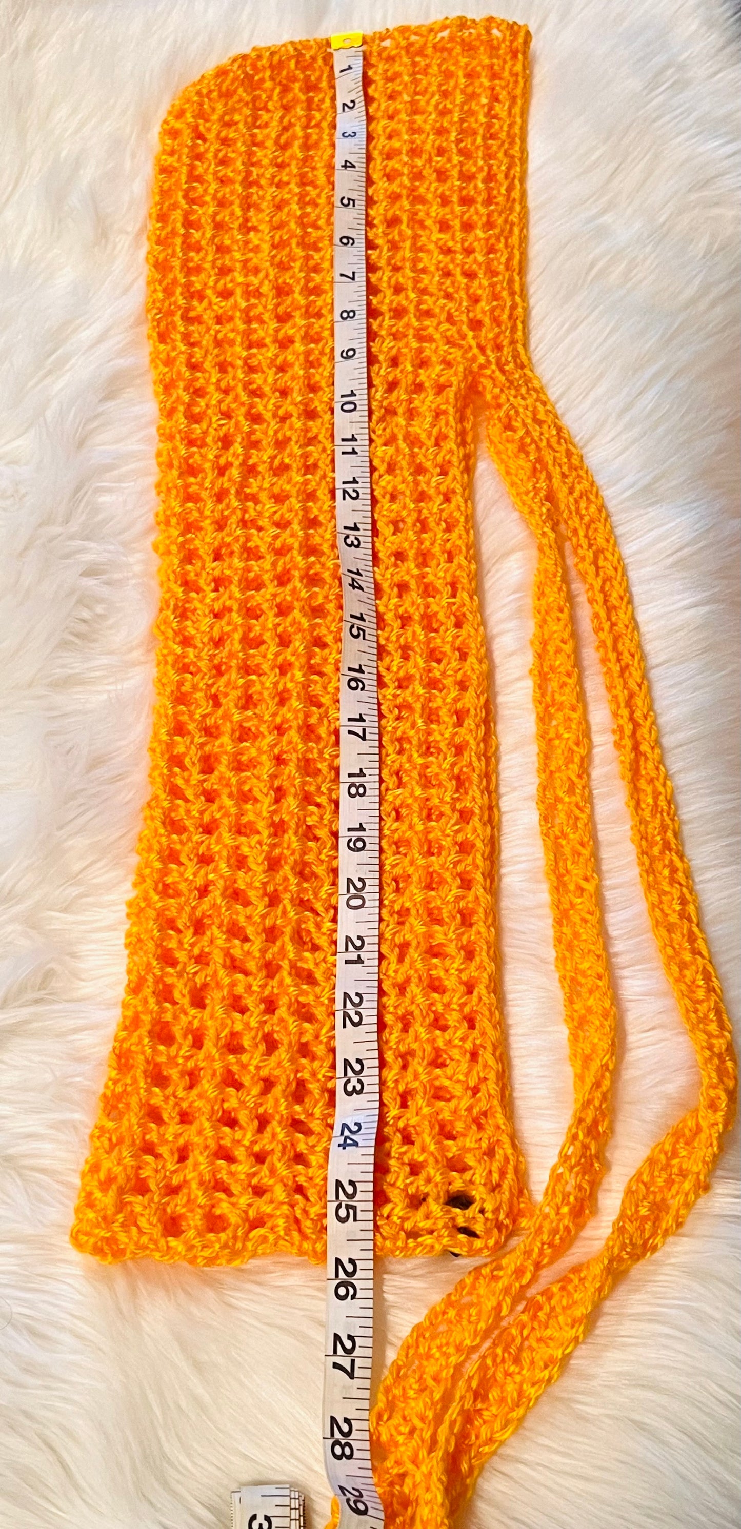 Crochet Headwrap|Durag (Saffron)