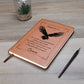 Personalized Bible Verse Graphic Leather Journal