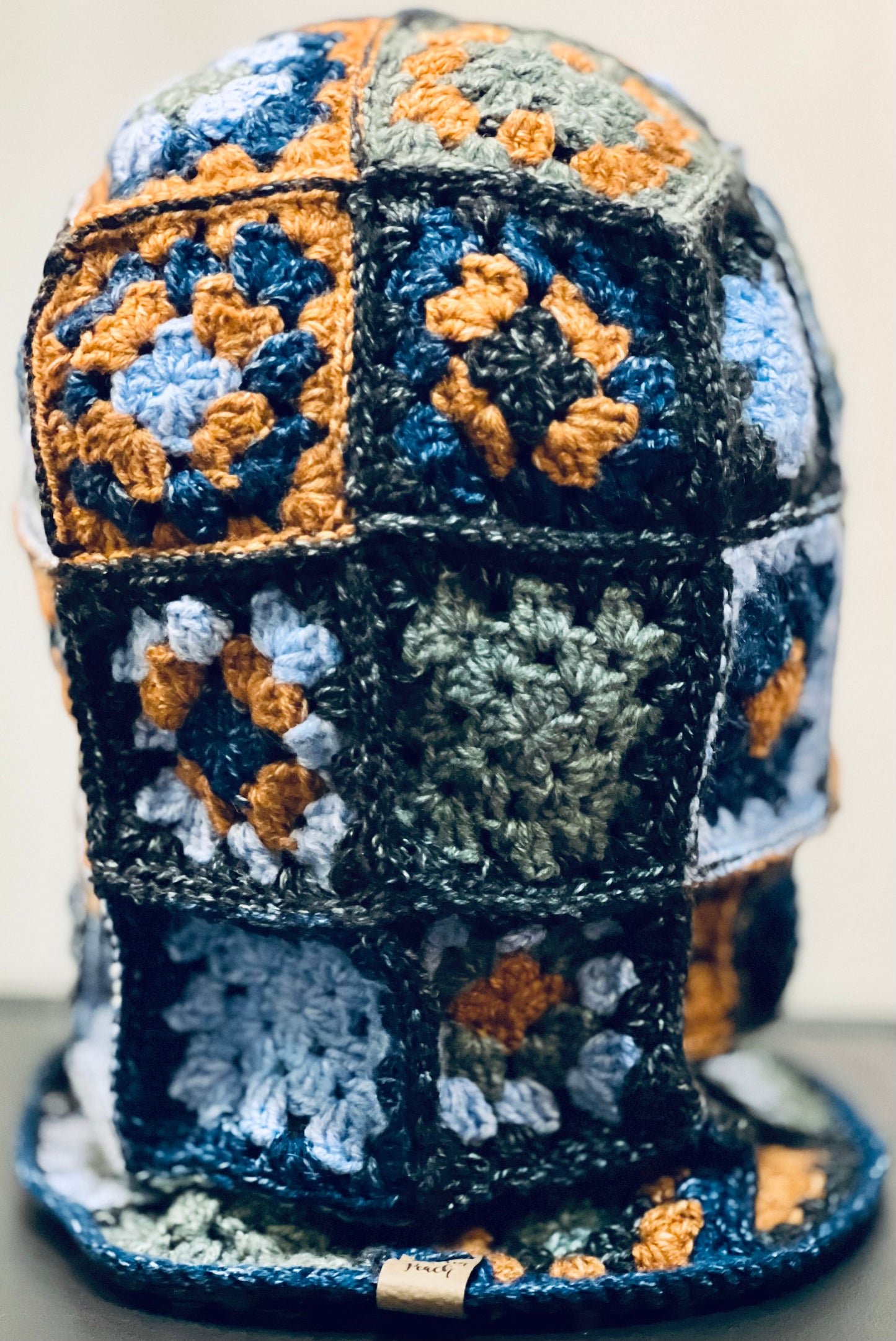 Patchwork Granny Square Balaclava