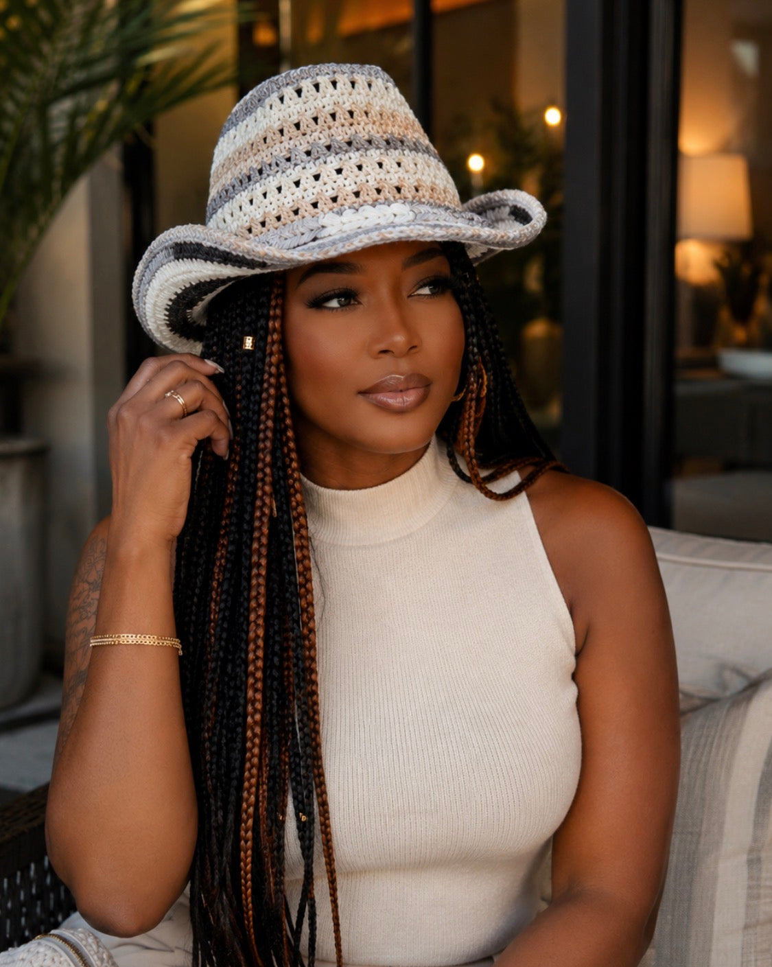 Crochet Western Hat