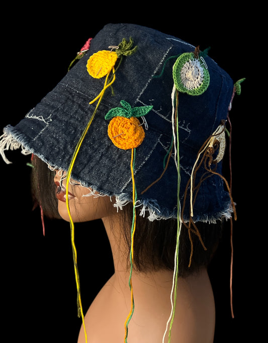 Fruitabulous Denim Bucket Hat