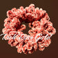 Velvety Loop Ruffle Crochet Scrunchies
