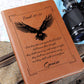 Personalized Bible Verse Graphic Leather Journal