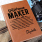 Personalized ‘Difference Maker’ Leather Journal, Personalized Appreciation Gift