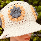 Crochet 3D Sunflower Bucket Hat