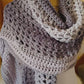 Gradient Grey Shawl Scarf