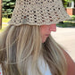 Crochet Natural Raffia Bucket Hat