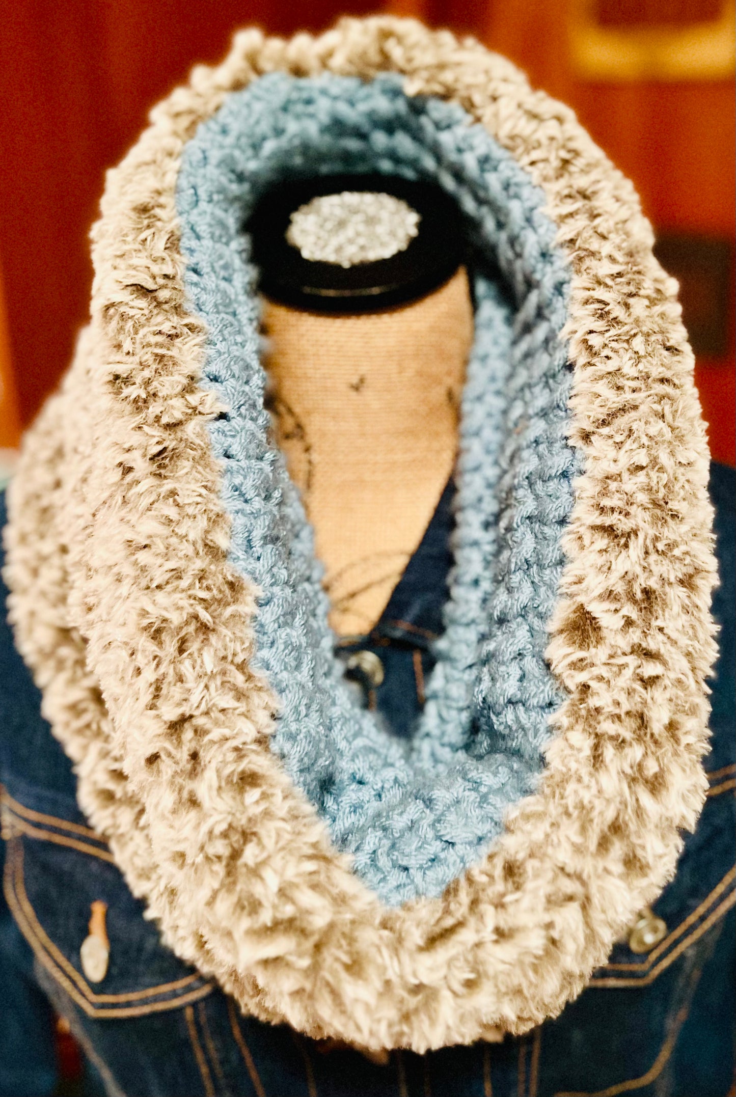 Luxurious Faux Fur Cowl