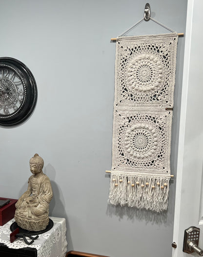 Crochet Mandala Wall Hanging