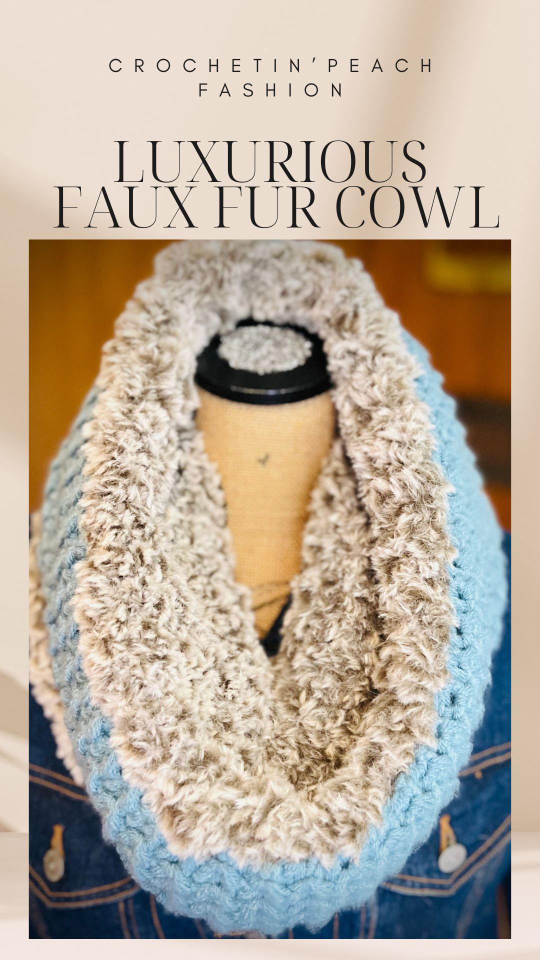 Luxurious Faux Fur Cowl